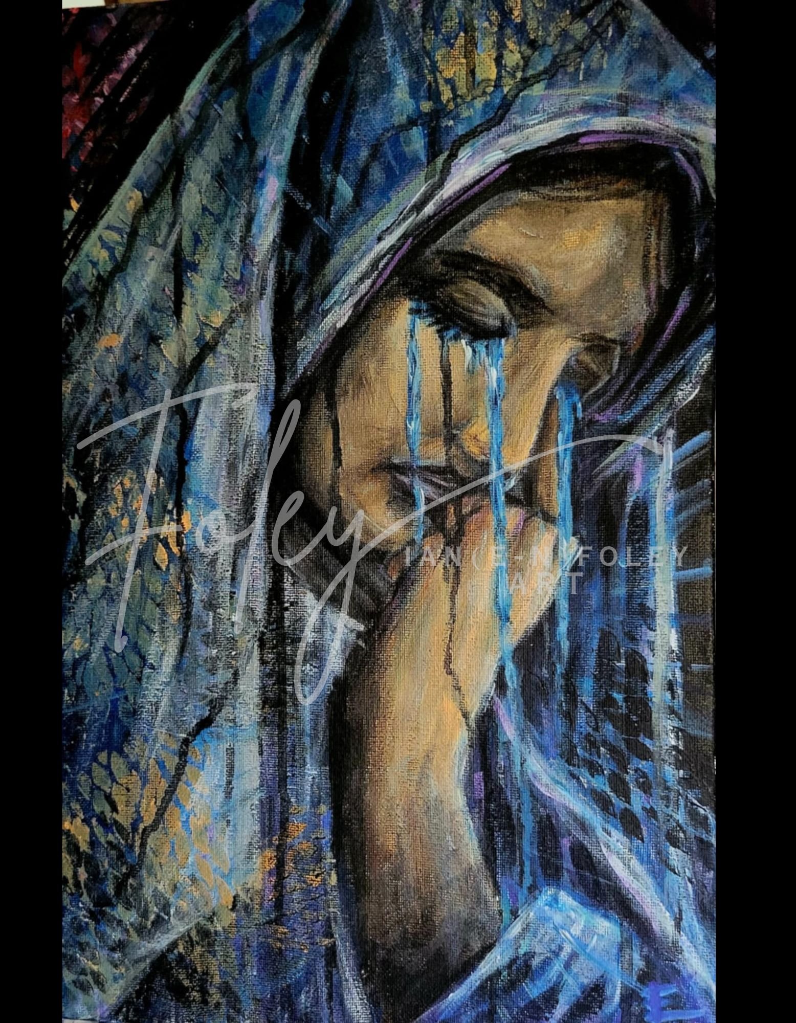 Print: "Mary Blue"