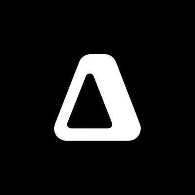 A white paperclip icon on a black background.