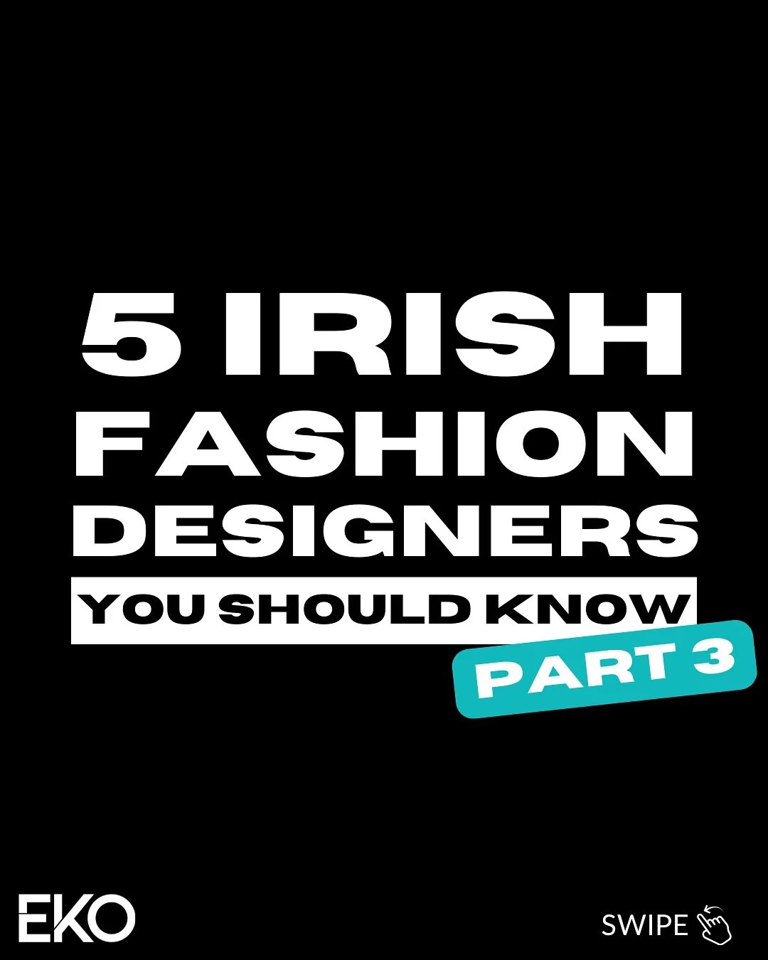 We hope you&rsquo;re enjoying this series, we know we are. Here&rsquo;s are 5 Irish Designers we think you should know.

From sculptural knitwear to bold, rave-ready looks, these five designers are reshaping what fashion means &mdash; with sustainabi