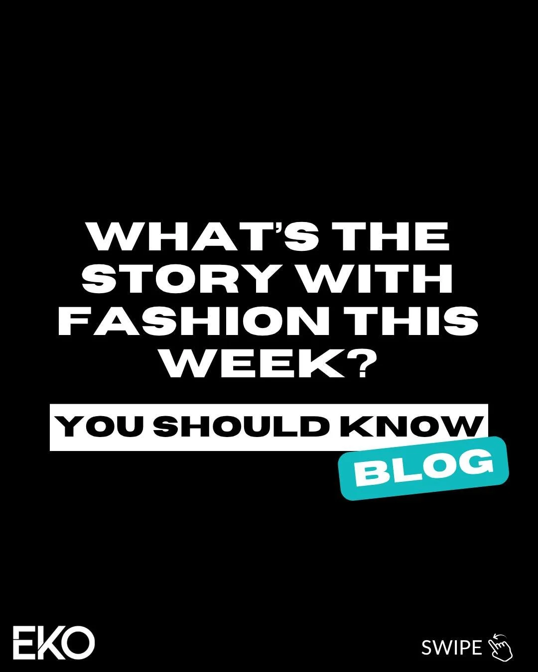 "What's The Story With Fashion" the last few weeks?

📸 Stay up to date with the latest Fashion News on our Blog! Link in bio to discover the shows, the trends and the stylish creators you should be following!

⭐ Check out our latest column