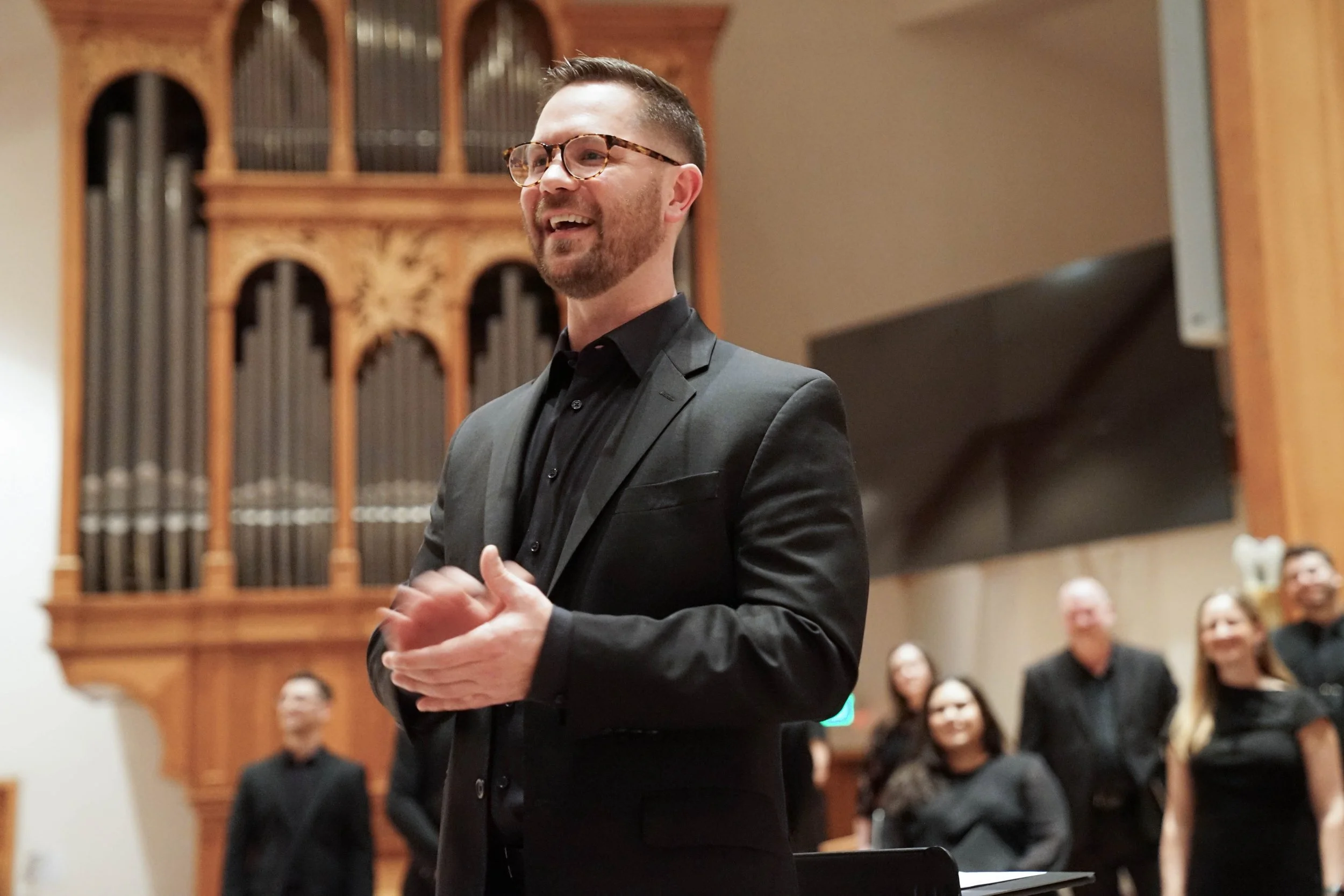 A photograph of Artistic Director David Hendrix