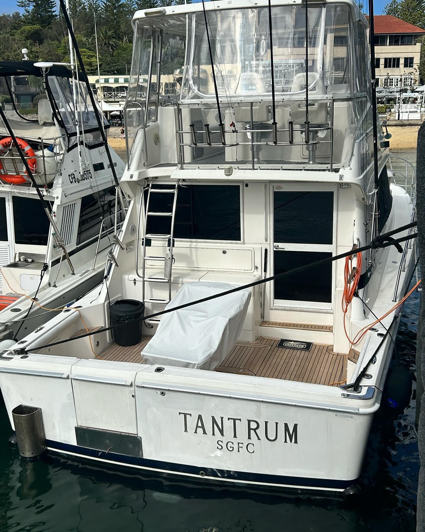 🎣M/Y Trantrum🛥️.
.
This Riviera 43 open flybridge is ready for summer with a summit marine upgrade in the refrigeration department.
.
We upgraded the rear cockpit fridge to a freezer with new low temp 240v condensing unit and 12/24v DC compressor t