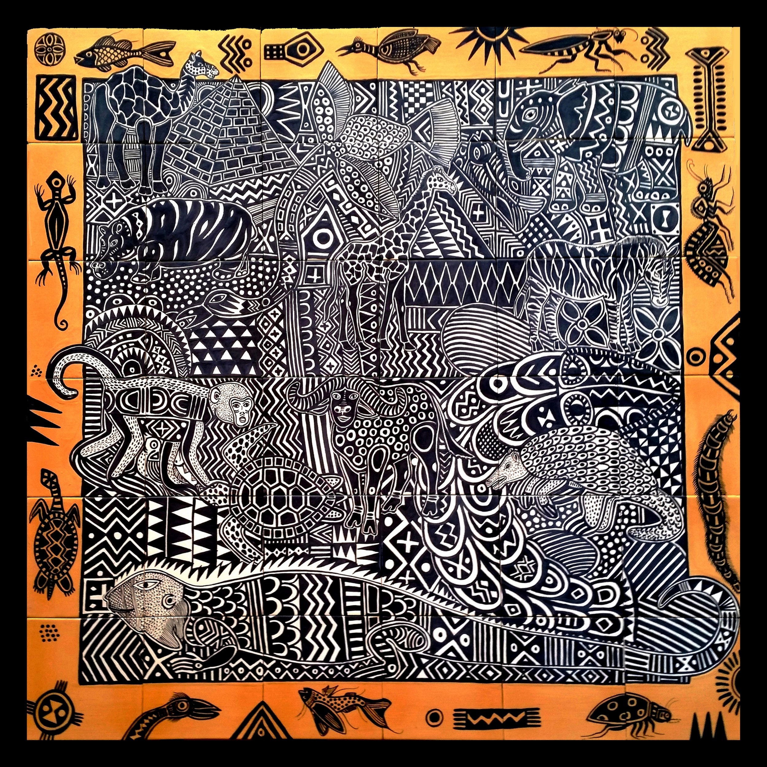 3ftx3ft Ceramic Tile Mural