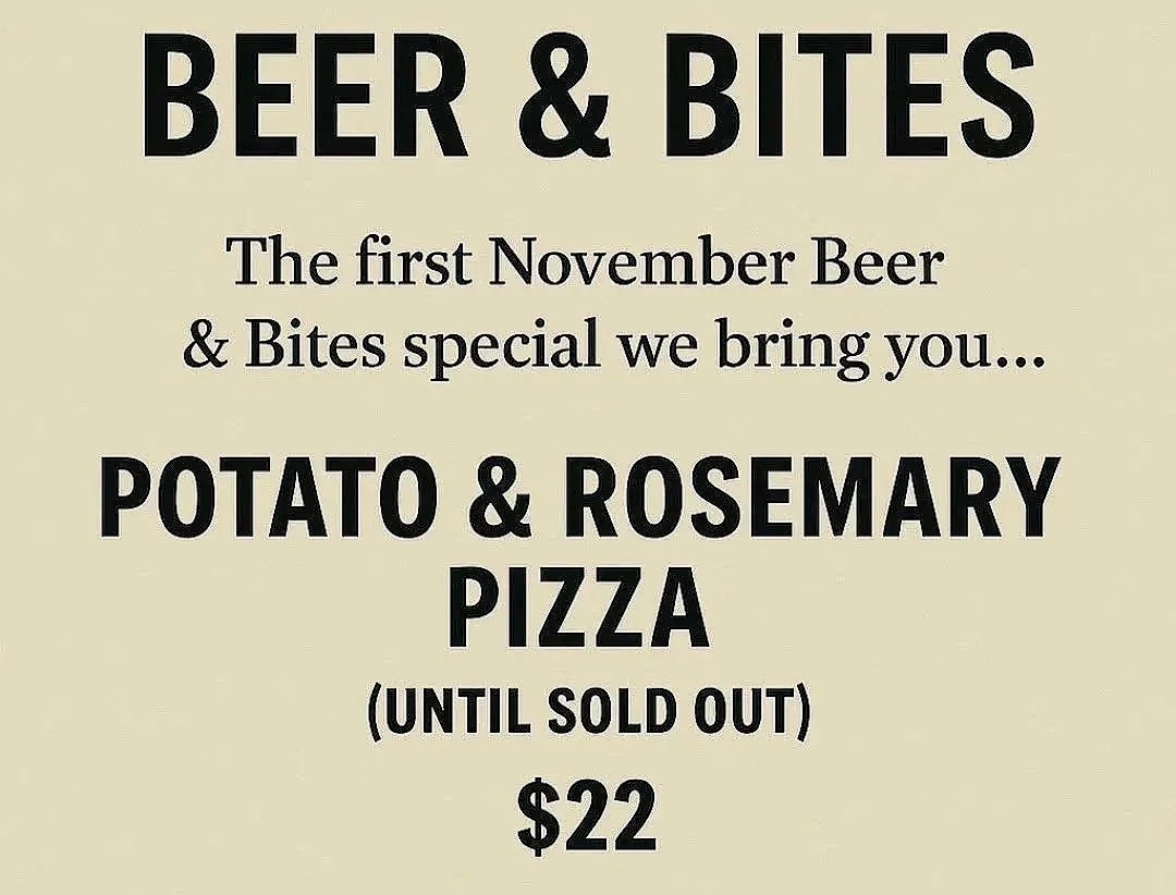 Beer & Bites - November 
