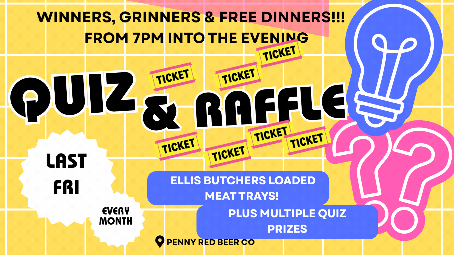 Winners, Grinners &amp; Free Dinners