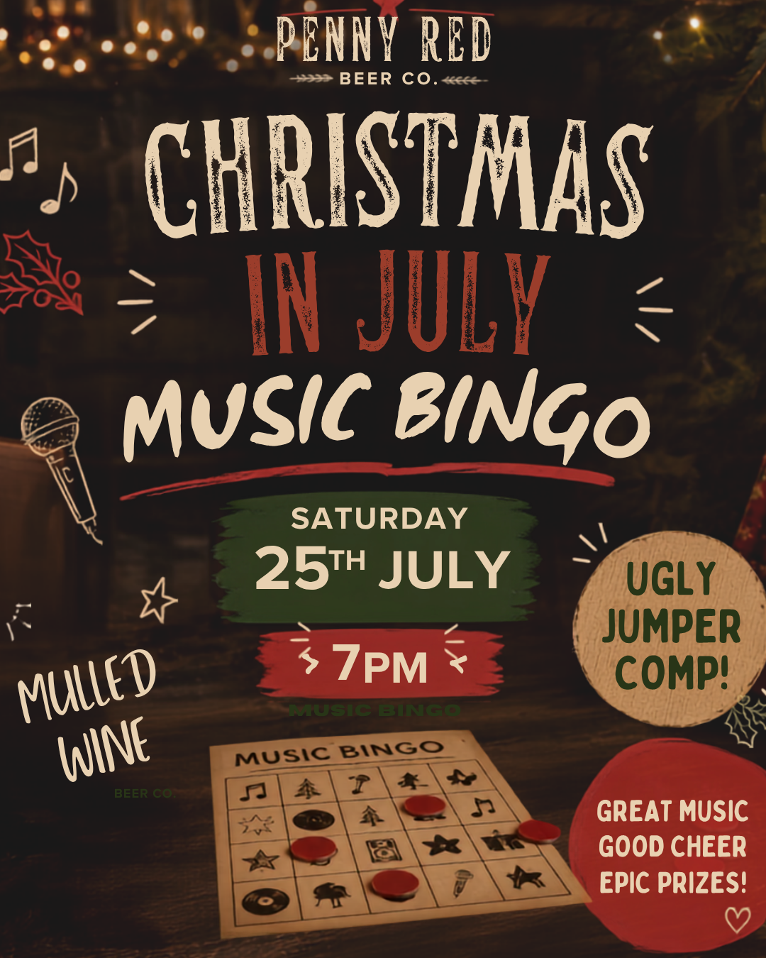 Christmas in July - With MUSIC BINGO