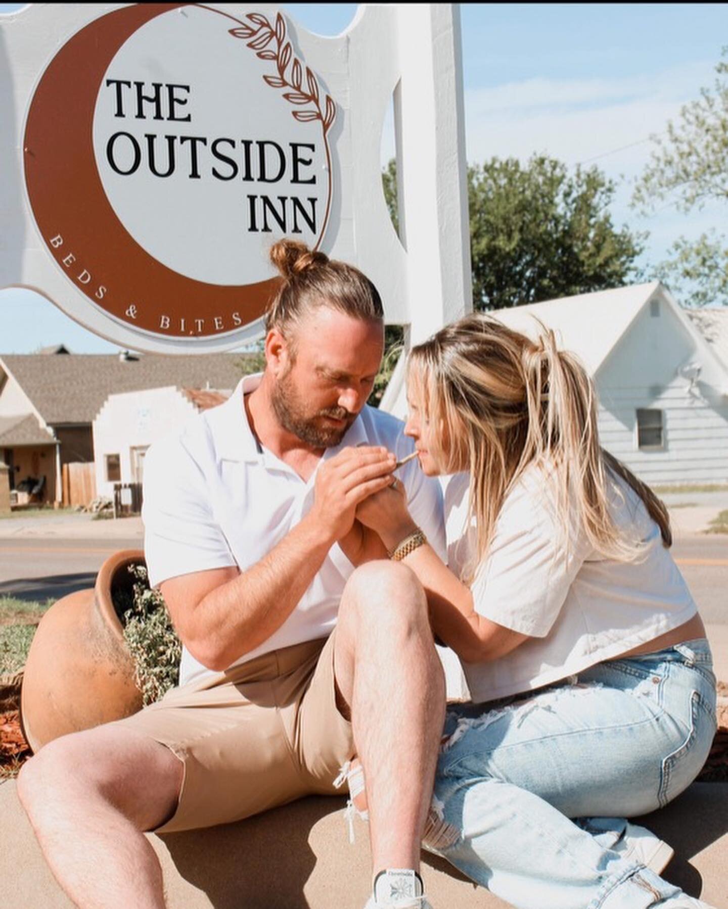 Rollin&rsquo; into wedding week like 😍😍😍
-
-
We can&rsquo;t wait to host this beautiful couple &amp; their joint union!
-
-
Did you know we host private events and are 420 friendly in all outdoor areas? 
www.outsideinnok.com for more info 💚
-
-
?