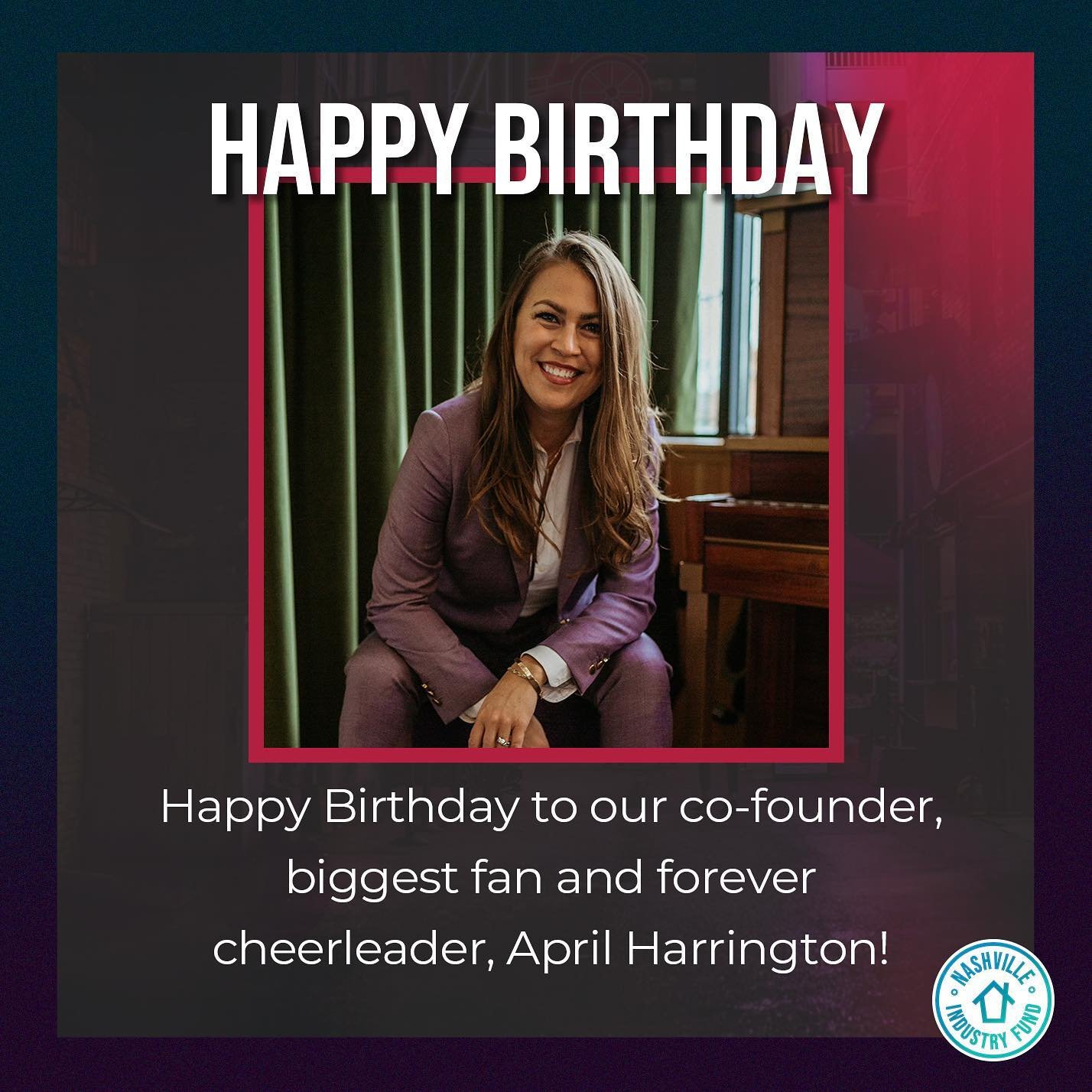 It might be May, but we&rsquo;re still celebrating APRIL!  As far as we&rsquo;re concerned, it&rsquo;s a national holiday. 

Happy Birthday to our co-founder, motivator, coach and cheerleader.  We love you and are so grateful for you!!

Cheers to you