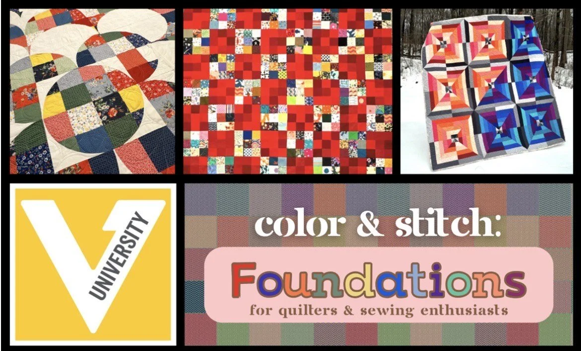 color & stitch Foundations Class by Brenda Phelps