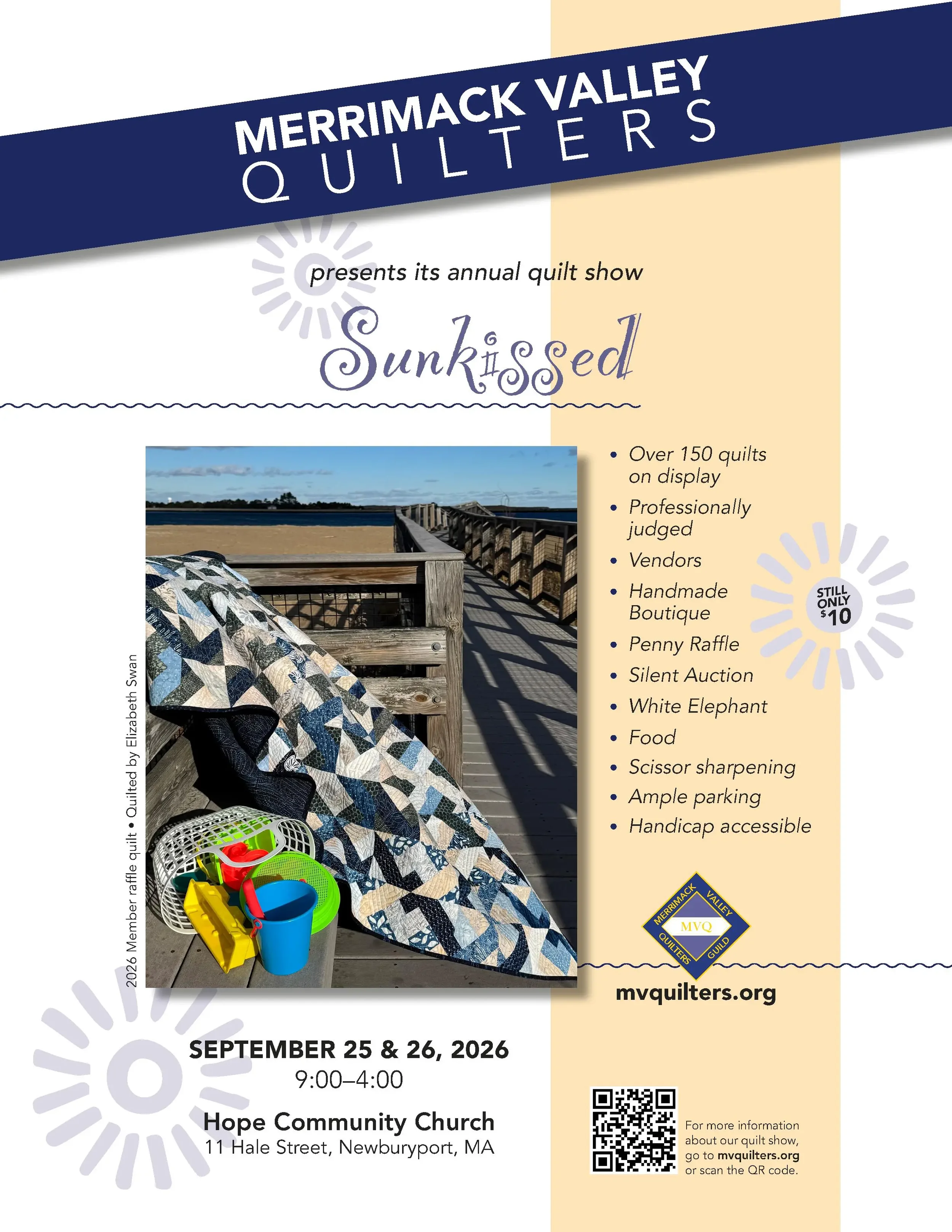 Merrimack Valley Quilters - Sunkissed Quilt Show