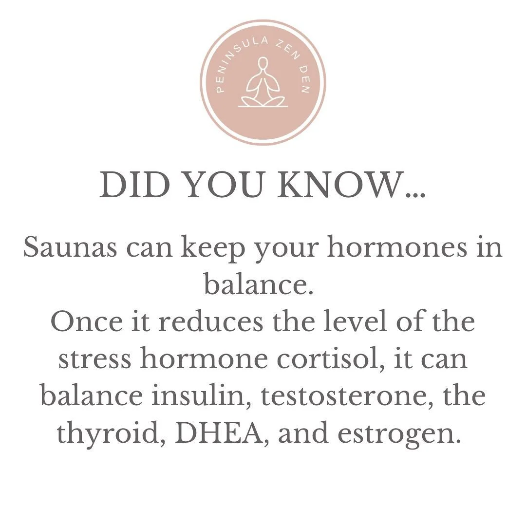 Saunas help stimulate hormone release and reach optimal hormonal balance. 

⚖️ ☮️ 🧘&zwj;♀️ 

#hormonehealth #hormonebalance #hormonalimbalance #sauna #infraredsauna #infraredsaunabenefits #infraredsaunalighttherapy #balanceyourhormones