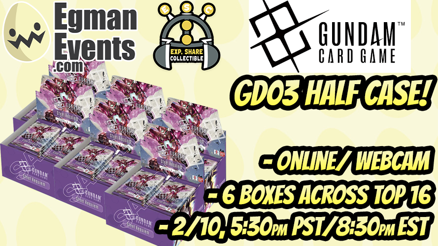 Egman Event’s Gundam Card Game GD03 Half Case