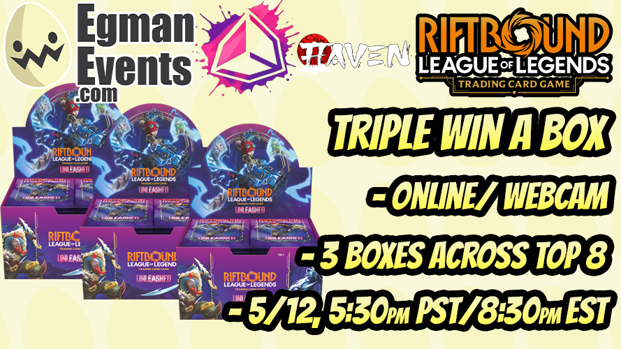 Egman Event’s Riftbound Pre-Regional Qualifier Atlanta  (Copy)