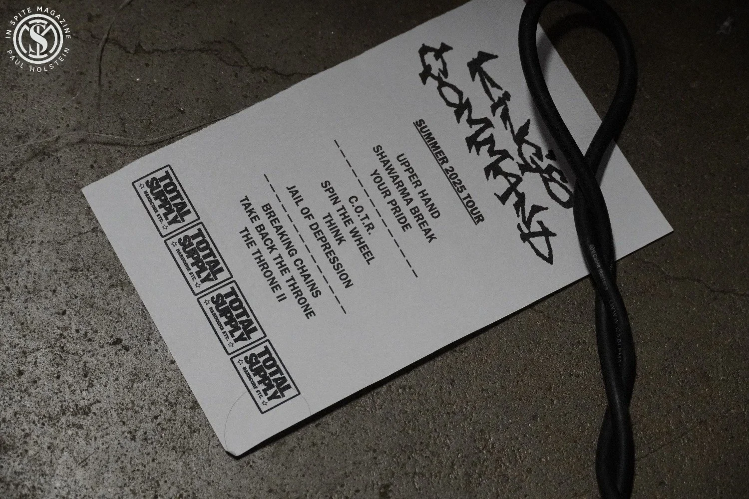 King's Command set list