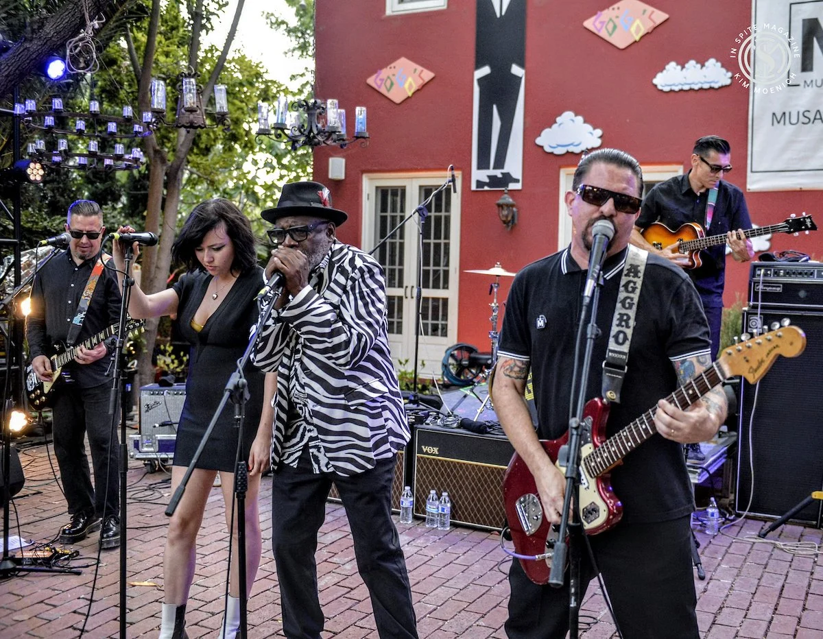 Lynval, Hannah, and The Aggrolites. photos by kim moenich