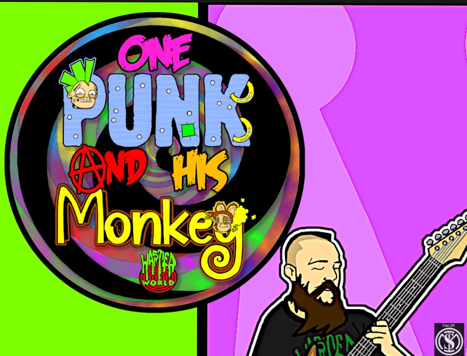 New Punk Energy with One Punk and his Monkey