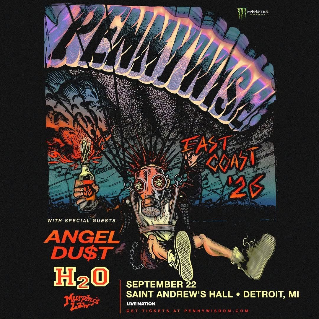 Pennywise, Angel Du$t, H2O &amp; Murphy’s Law in Detroit.