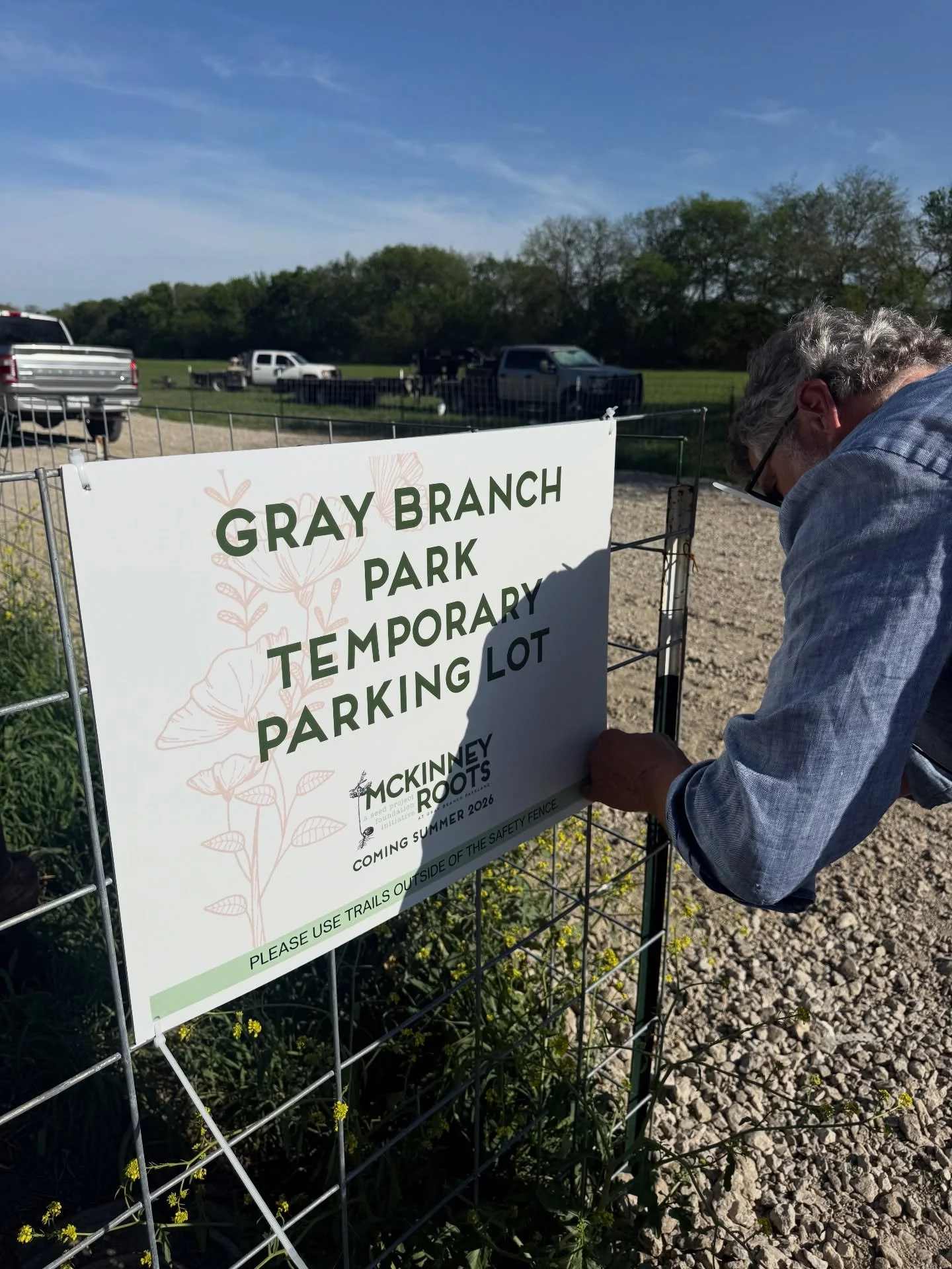 @mckinneyroots at Gray Branch Parkland 🌿

It&rsquo;s official! The safety fence is going up, and with it, the start of something big. Demo begins, and our next chapter is officially underway.

As we make this monumental move, temporary parking will 