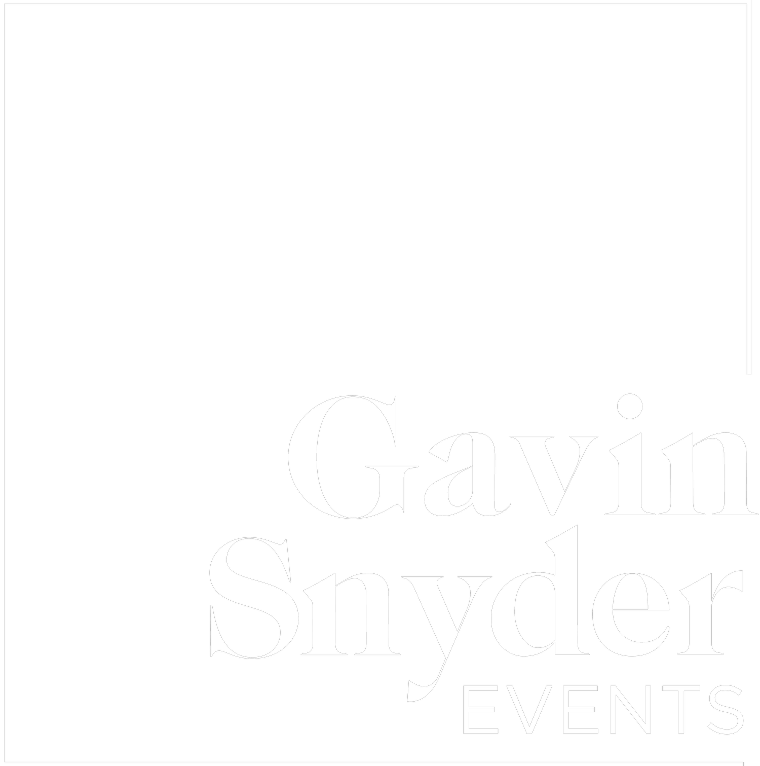 Gavin Snyder Events