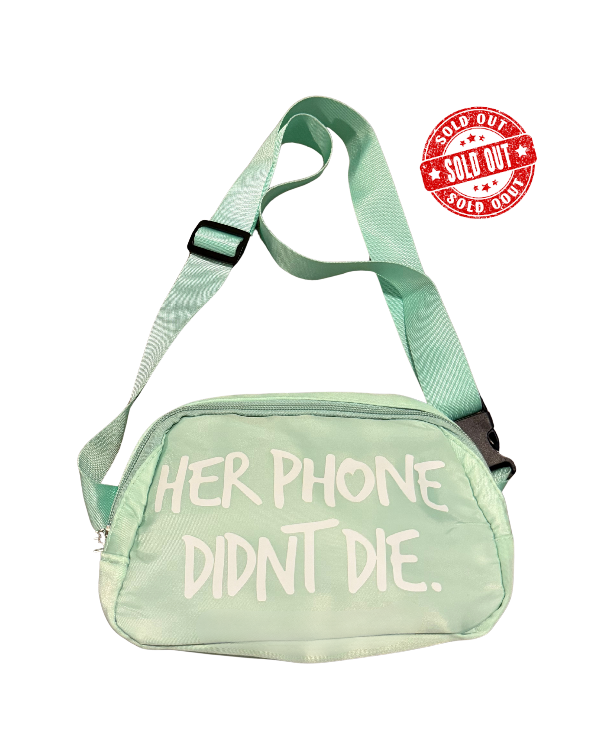 SEAFOAM GREEN FANNY PACK