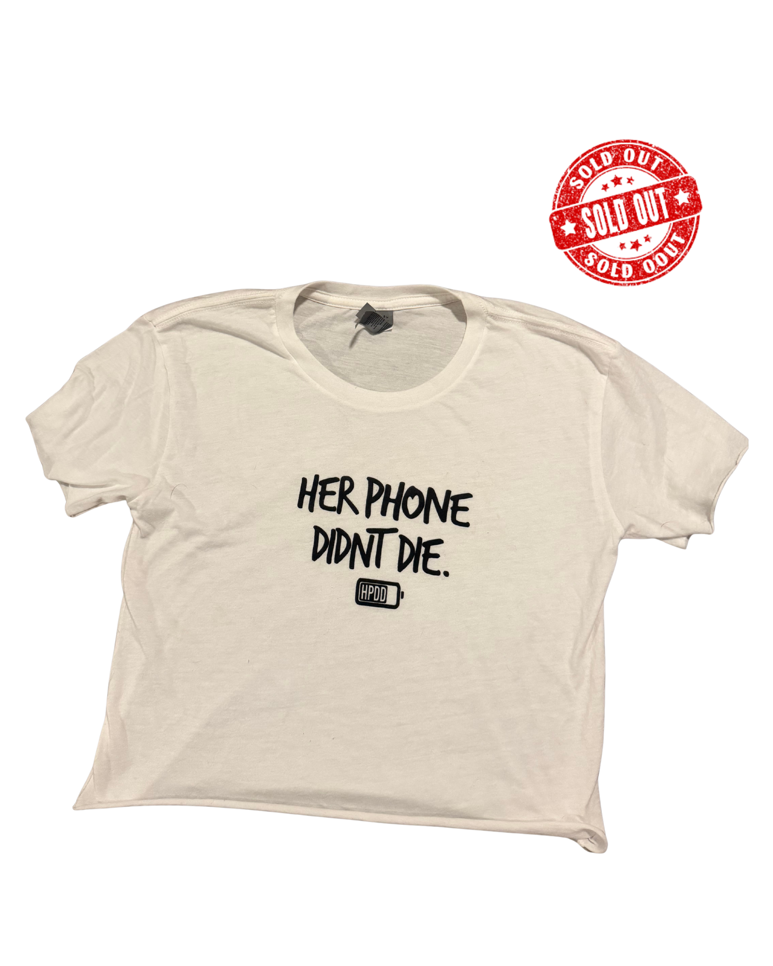 Vintage Crop Top (White)