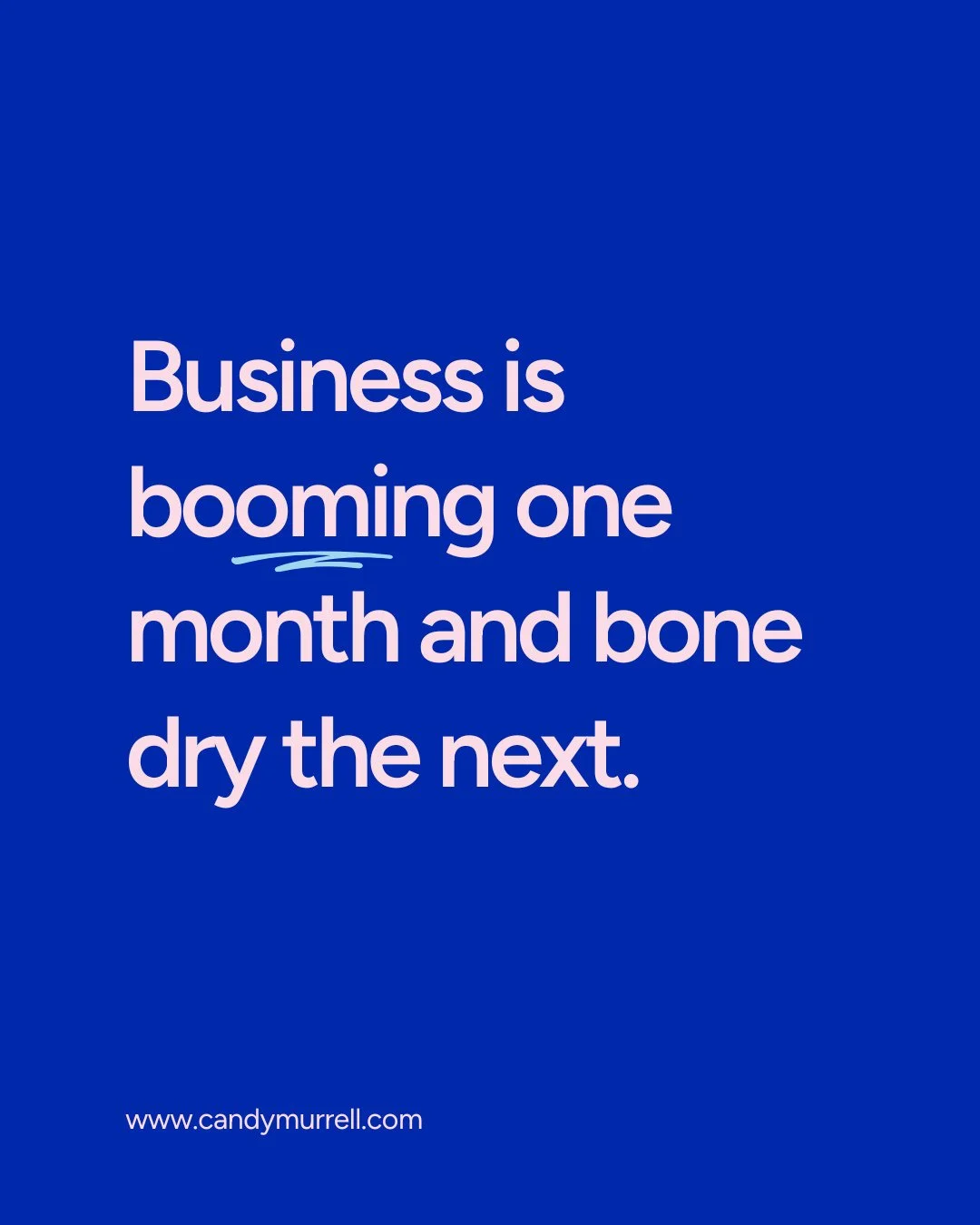 It&rsquo;s exhausting not knowing where the next client or pay check is coming from.⁠

You&rsquo;ve built 15 different offers because you can. You&rsquo;re a visionary, you see opportunities everywhere.⁠

But if you&rsquo;re constantly reinventing th