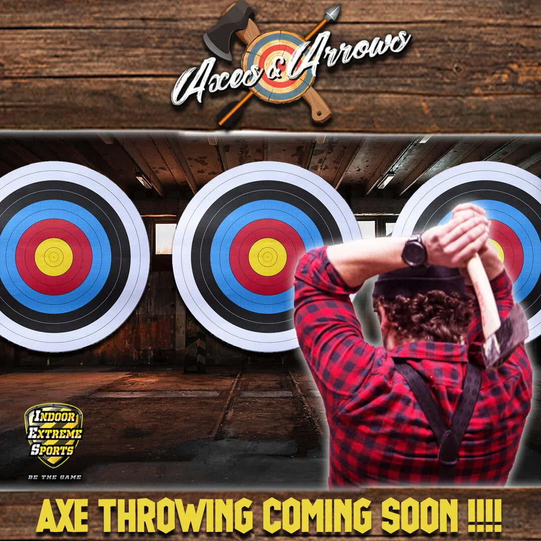 Axes & Arrows 

Promotional content for Indoor Extreme Sports, Introducing their latest addition to the experiences they offer.

Social media platform: Instagram