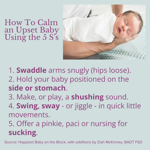 The 5 Ss To Calm an Upset Baby — RarePath Patient Advocacy and Birthwork