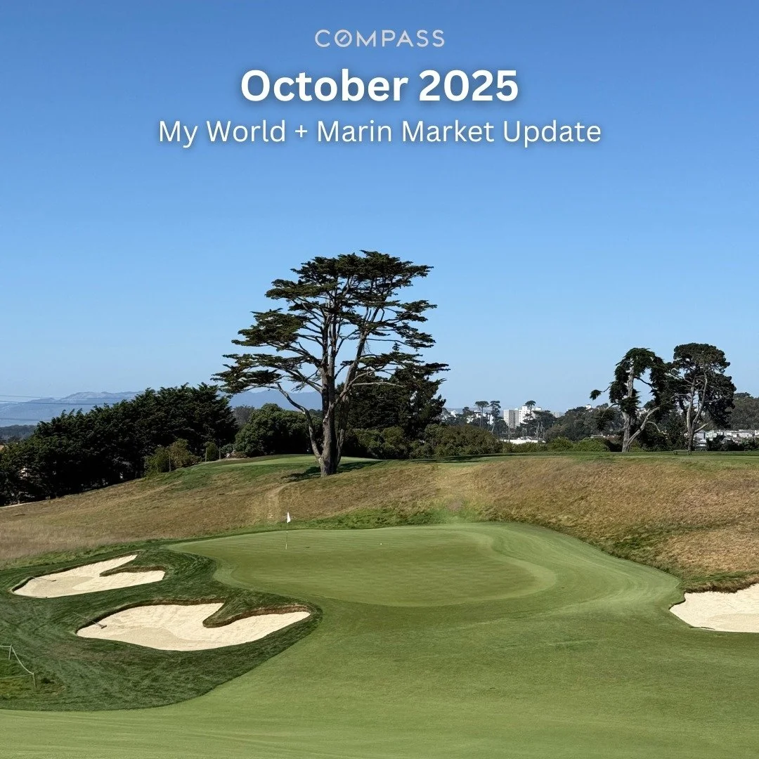 October My World + Marin Market Update is now live! See link in bio.

Highlights:
🌲Inspiring insights from the Tahoe Economic Summit on housing, sustainability, and community growth 
🏌🏼&zwj;♂️A perfect day on the greens at Lake Merced Golf Club
🏡