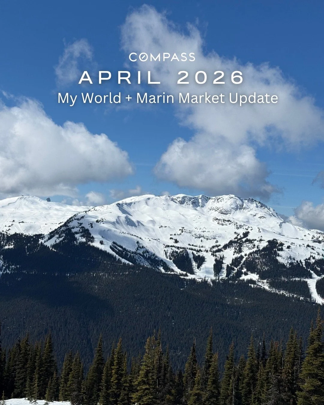 April My World + Marin Market Update is now live! See link in bio.

Highlights:
&bull;  The Big Bike Bash &amp; MVLL Opening Day
&bull;  Just Listed: Live in the Redwoods
&bull;  45% of homes selling over list price, the highest since 2025

Have ques