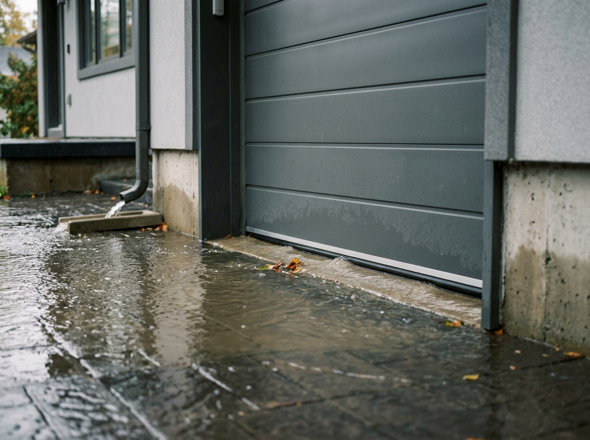 rain water getting into garage palos verdes