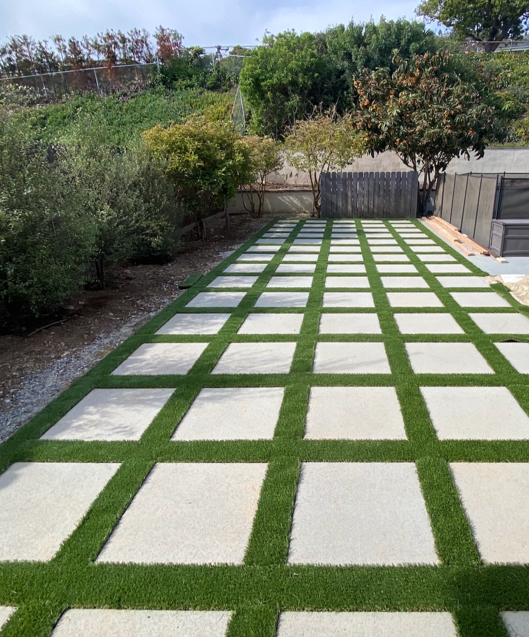 lomita artificial turf installation