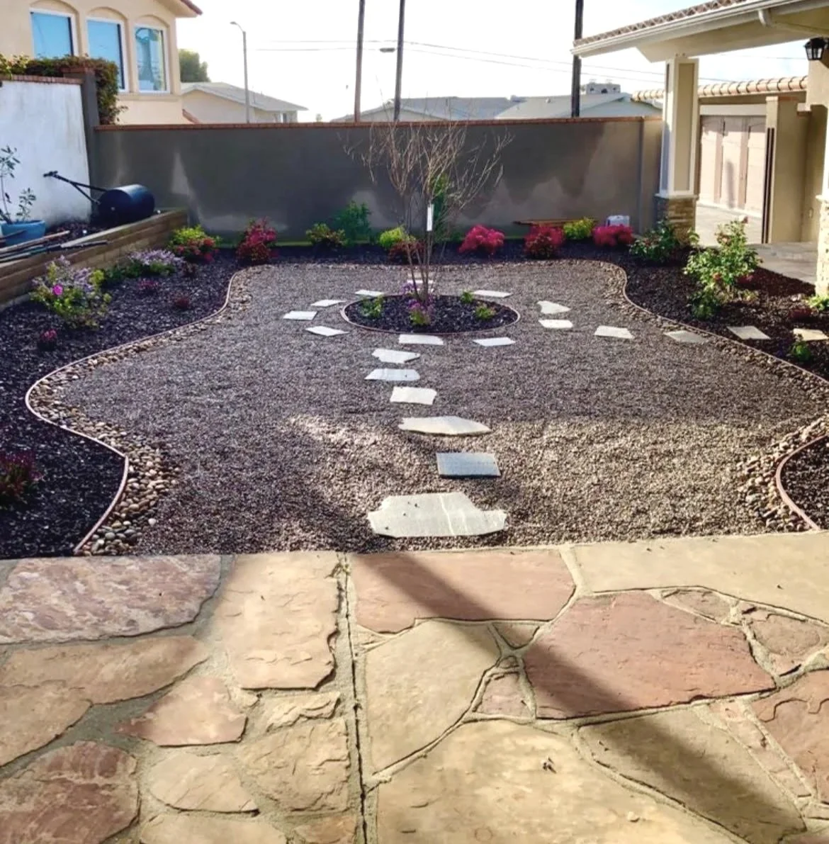 flagstone patio san pedro