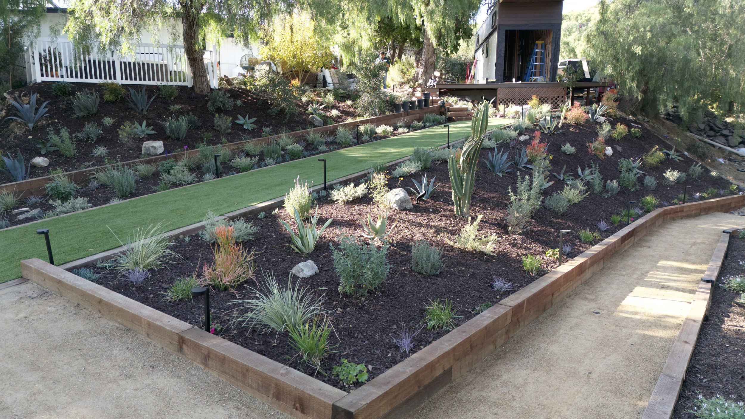 backyard landscape design Long Beach