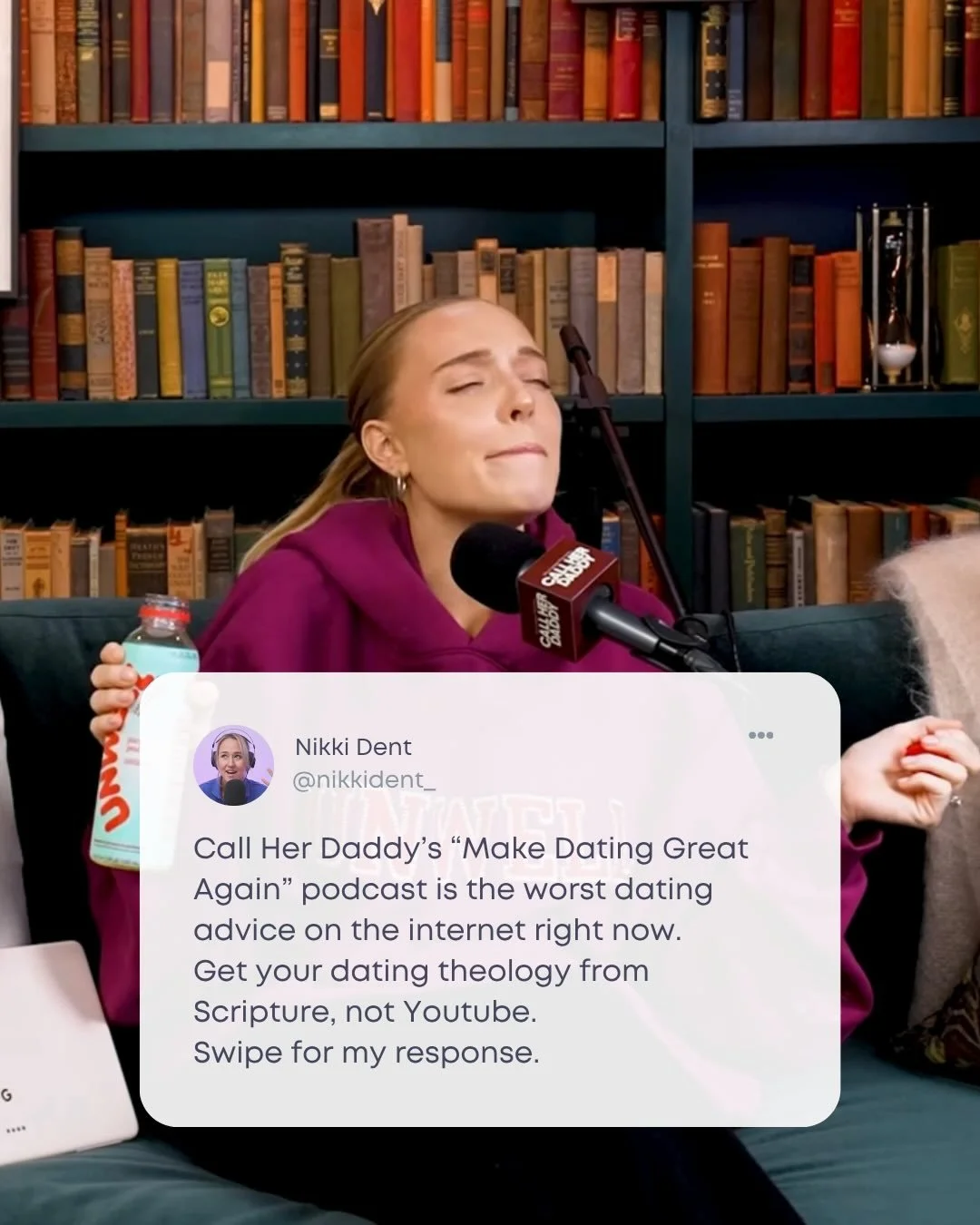 Make Dating Great Again 🧢🏆 

&ldquo;Do what feels good&rdquo; ~ @callherdaddy 

&ldquo;There is a way that seems right to man, but leads to death&rdquo; ~ Proverbs 24:12

Comment 🔥 for better dating theology