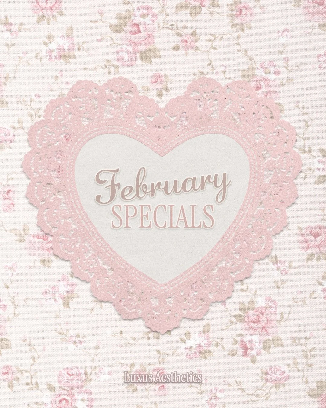 February Specials are Here!! 🩷

💌 We decided to carry over January&rsquo;s special so you can still receive 1 free syringe of lip or chin filler during your appointment when you purchase &amp; get treated with 2 syringes of cheek filler! 

💌 Recei
