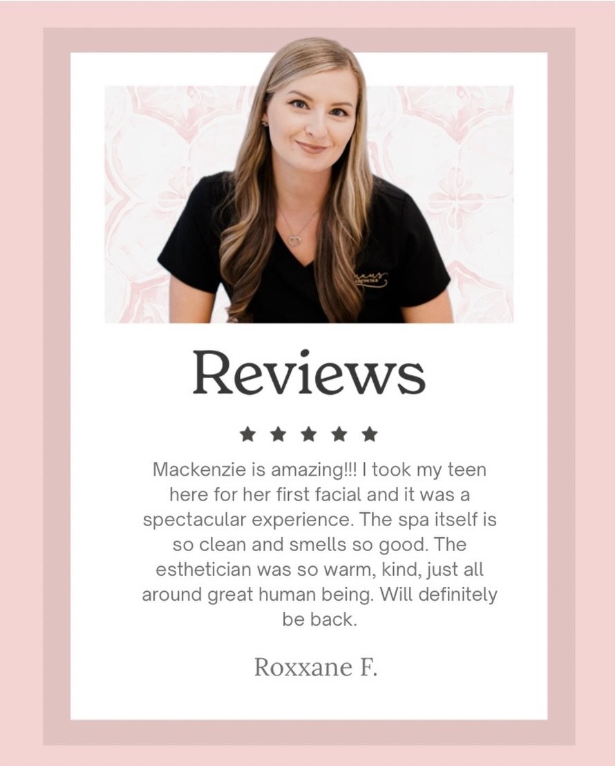 Nothing means more to us than hearing about our clients&rsquo; experiences firsthand 🤍✨

We&rsquo;re so grateful for kind words like these and honored to be part of your skincare journey. Creating a warm, welcoming, and results-driven experience for
