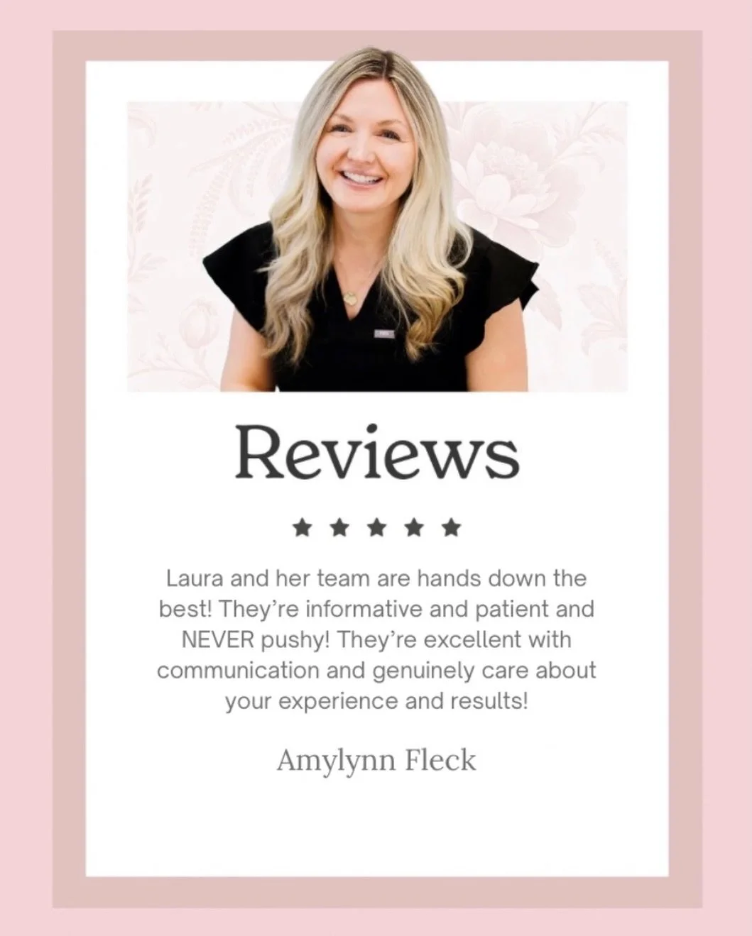 We love hearing from our clients &mdash; and we love giving back to you for it! ✨💗

Every Google review left on our business profile is automatically entered into our monthly raffle to win:
&bull; A FREE DeLuxus Facial
&bull; 30 FREE units of Botox 