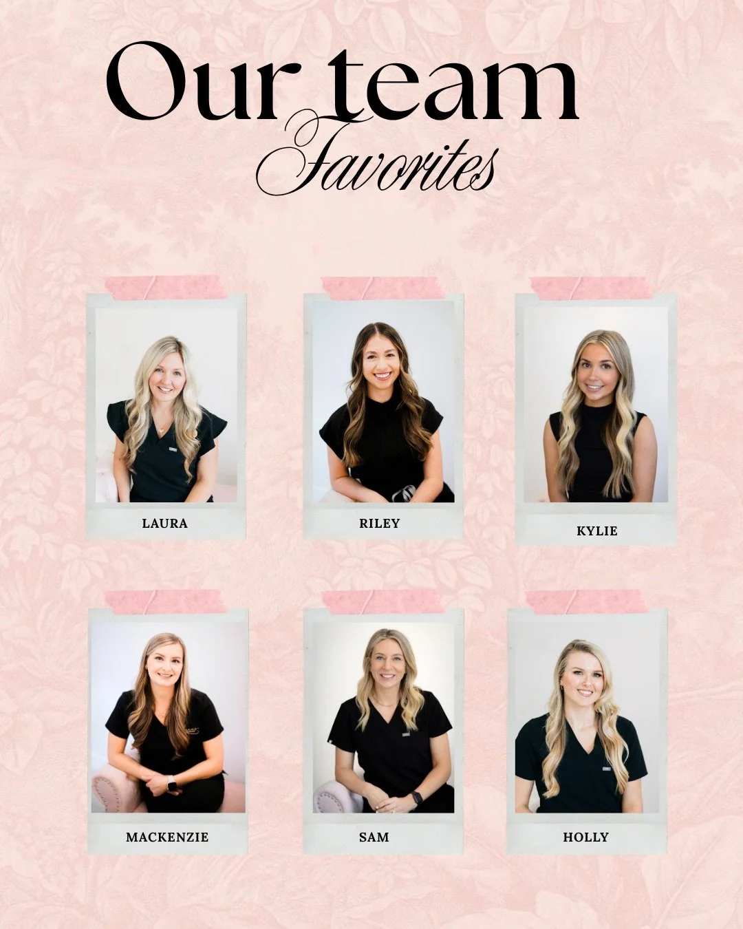 ✨ 1 team 6 girls ✨

Get to know the Luxus girls! From skincare must-haves to everyday essentials, we&rsquo;re sharing a few of our team&rsquo;s favorite things! ✨💗

Book an appointment by giving our office a call or by going online! (link in bio)

H