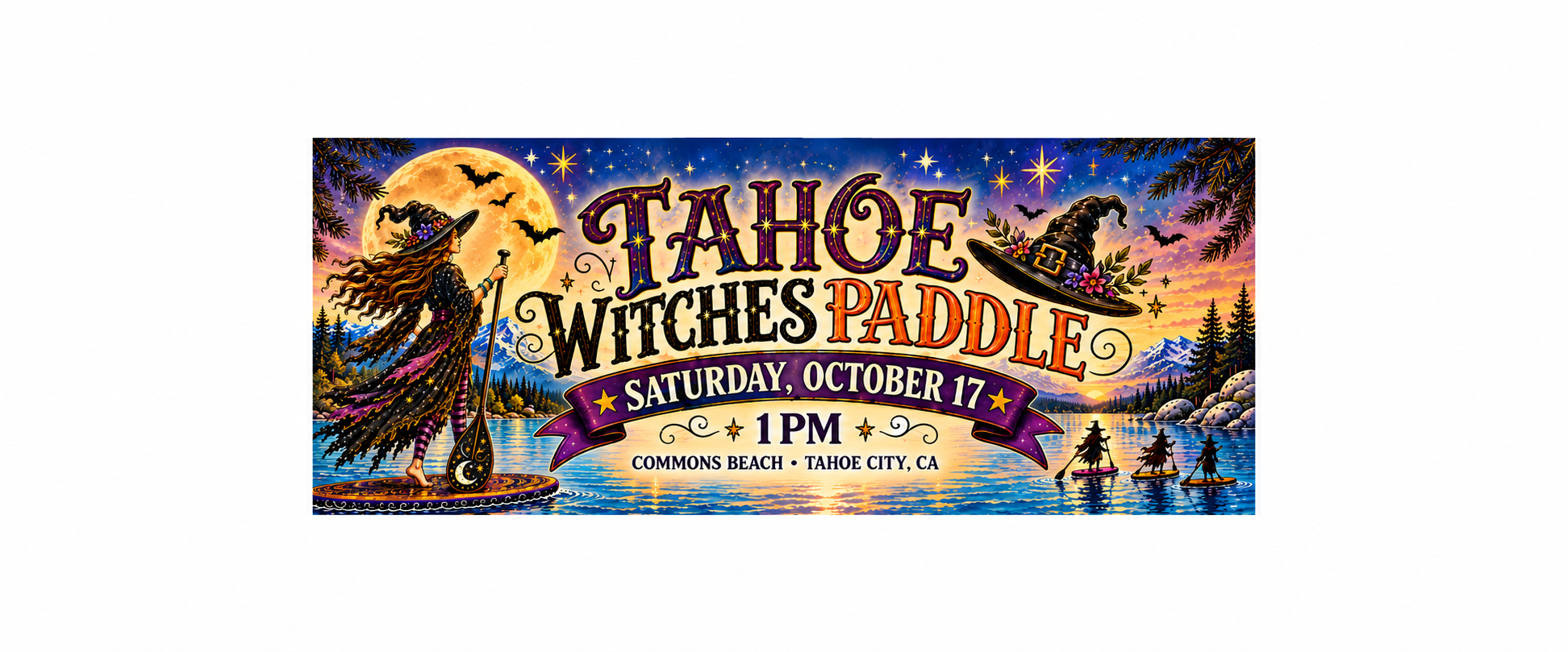 Tahoe Witches Paddle