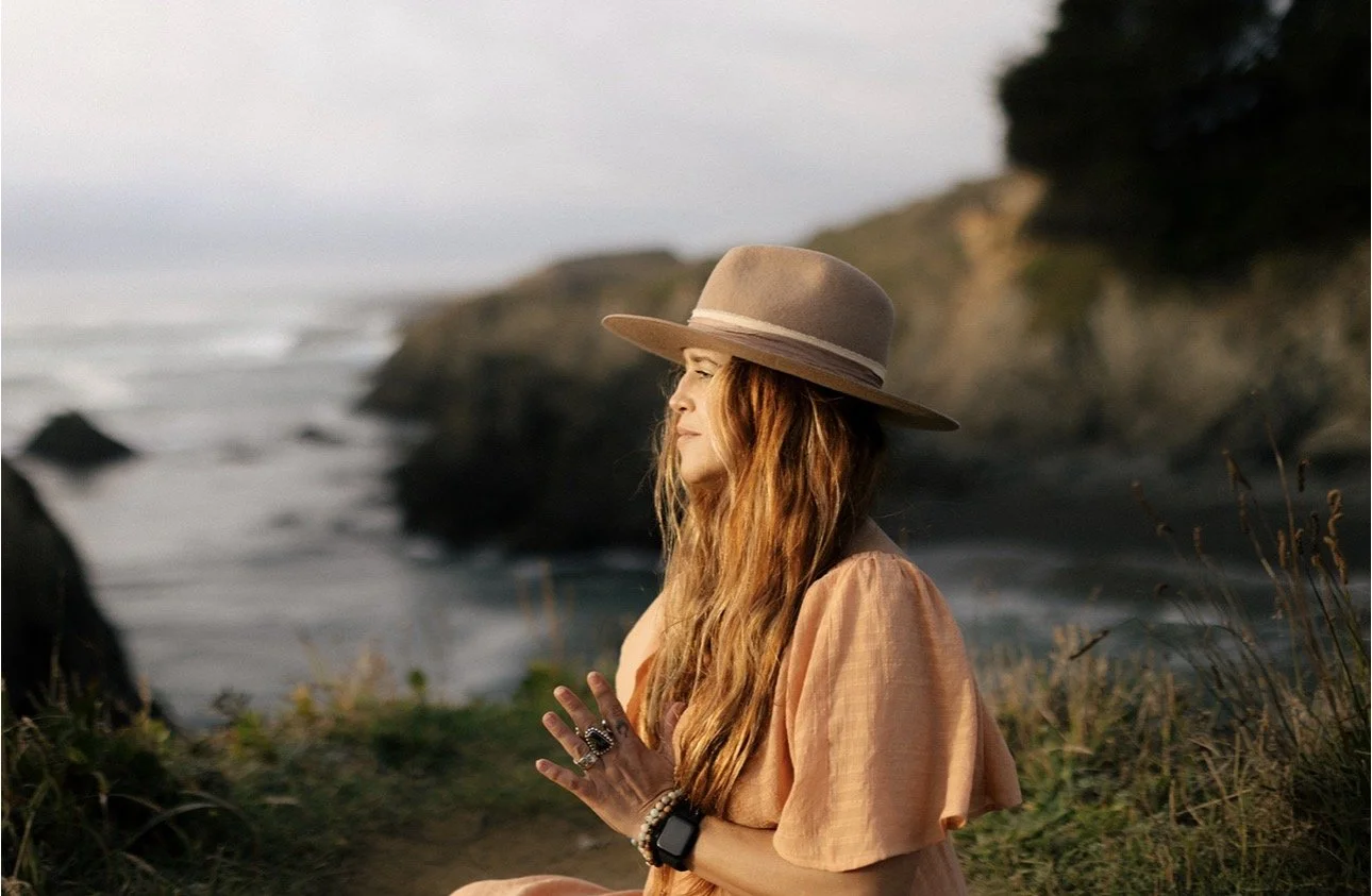 Kellee Rich, founder of Wild Soul Events at the HO3M Retreat in Mendocino CA