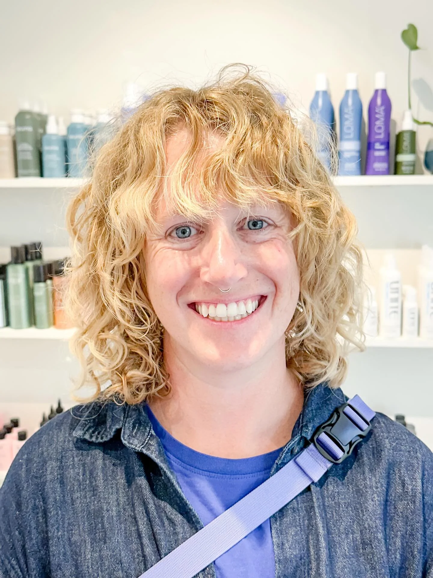 Shaggy bangs! If anyone asks me if they can pull off bangs- my answer is always a resounding YES! Bangs are so flattering, especially with curly hair that is always falling forward and curling awkwardly around your face. Doesn&rsquo;t this cut look s