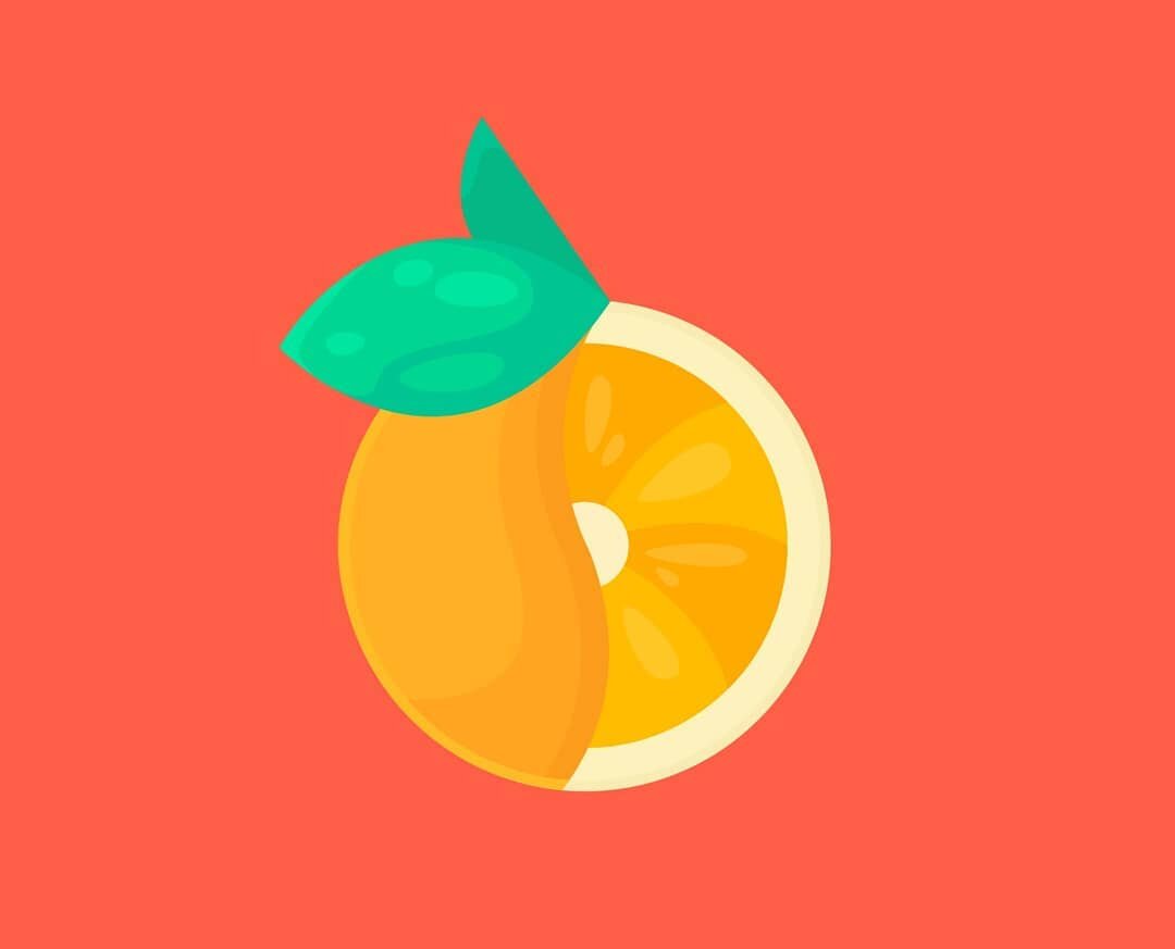An orange for Tuesday 😋🍊🧡
.
.
.
#illustration #design #quickpractice #illustrator #oranges #vectorart
