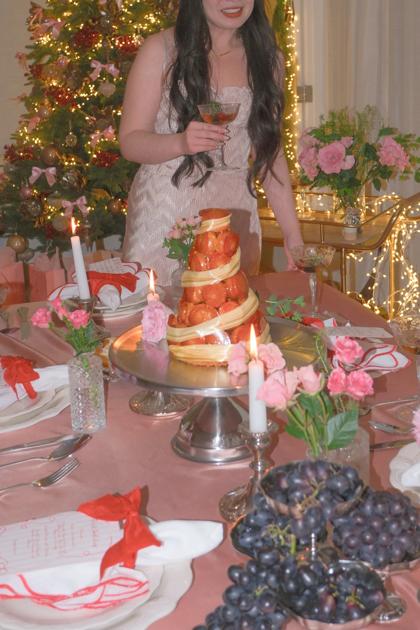 How to Host a Pink-Mas: A Pink Holiday Party for the Girls