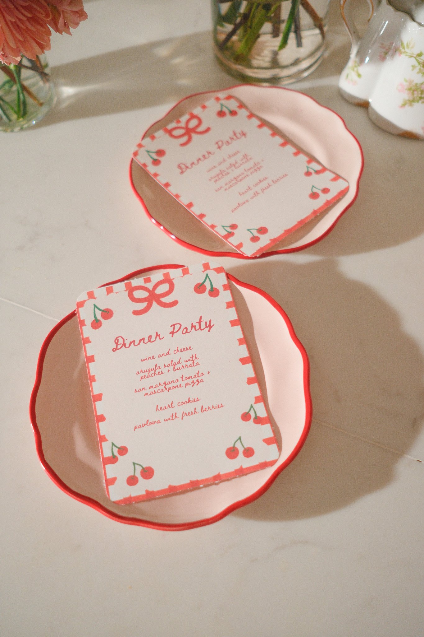 Sweet Cherry Dinner Party Template