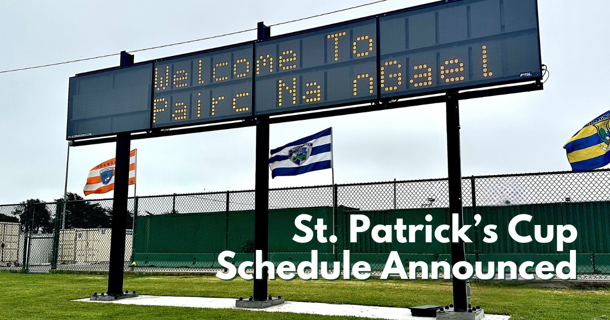 2026 St. Patrick’s Cup Schedule announced