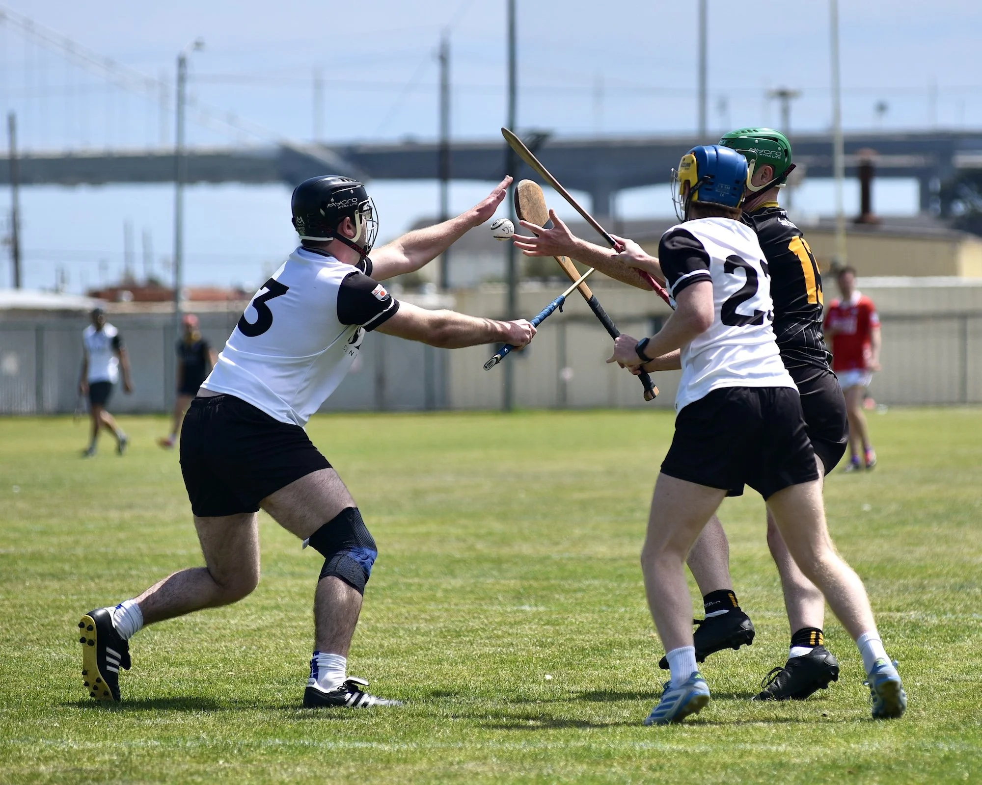 Na Fianna vs Joseph Mary Plunketts Hurling Club at Páirc na nGael on Treasure Island in San Francisco by William Wayland WW1_0740.JPG