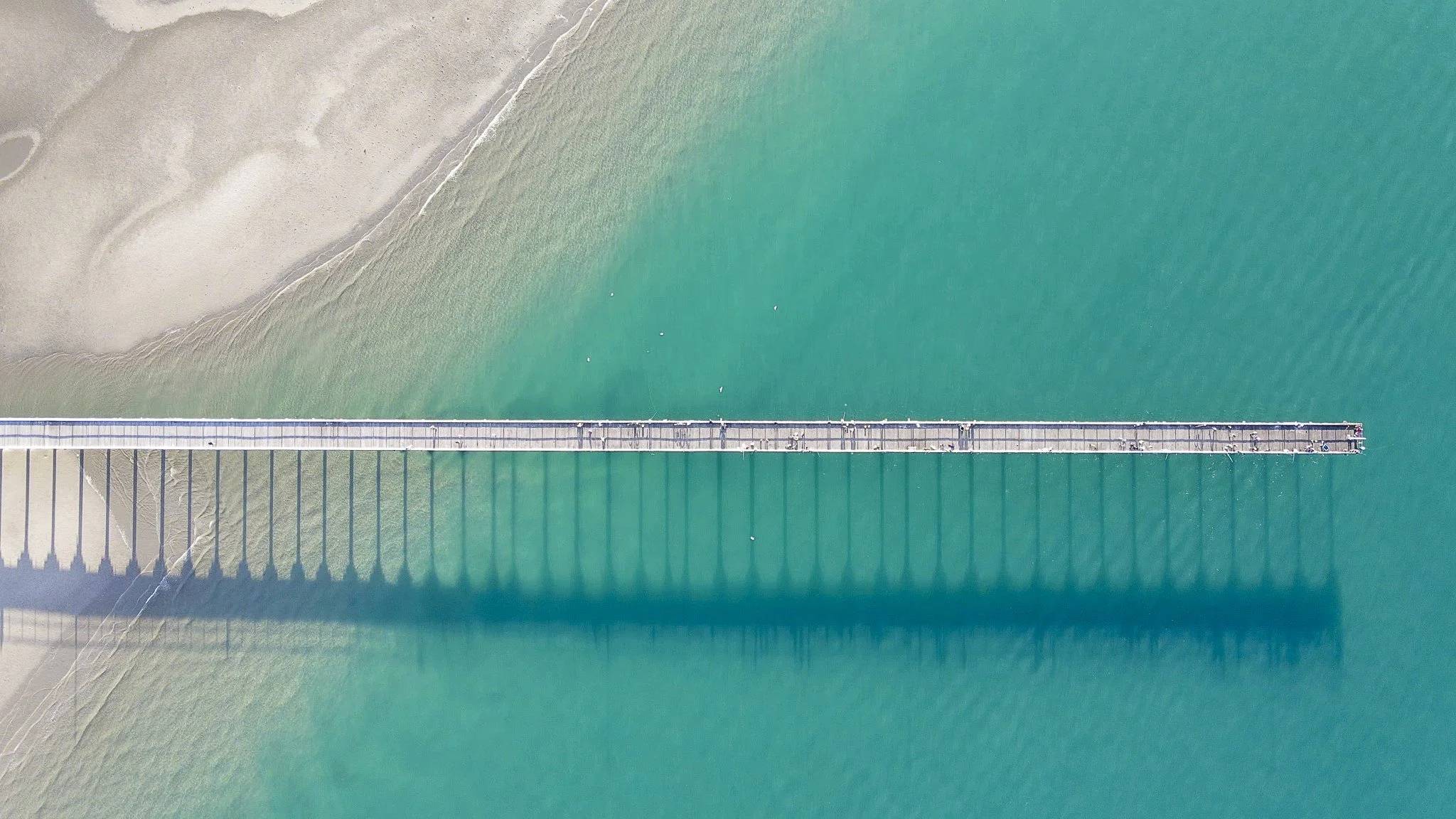 Urangan Peir from above