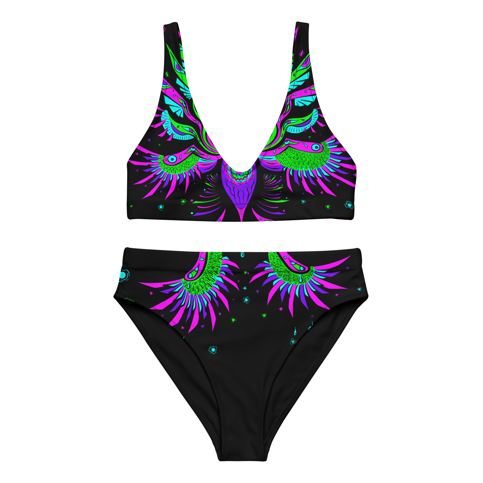 all-over-print-recycled-high-waisted-bikini-white-front-6474ea827838c.png