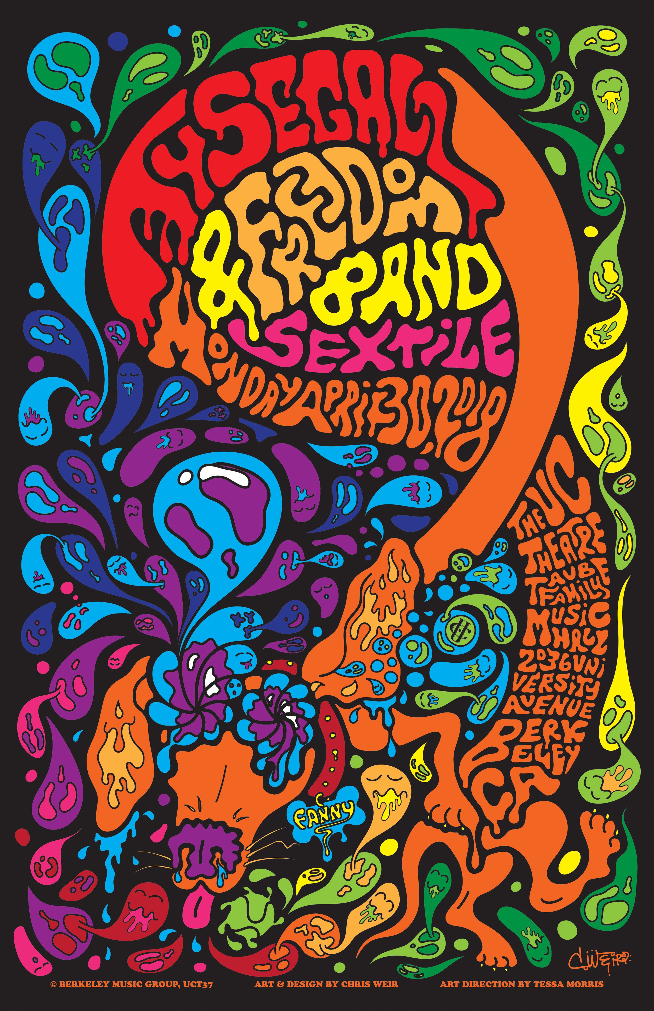 Ty Segall & Freedom Band • Limited Edition • Commemorative Gig Poster